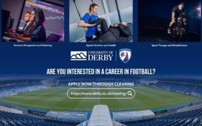 University of Derby Programmes with Chesterfield FC