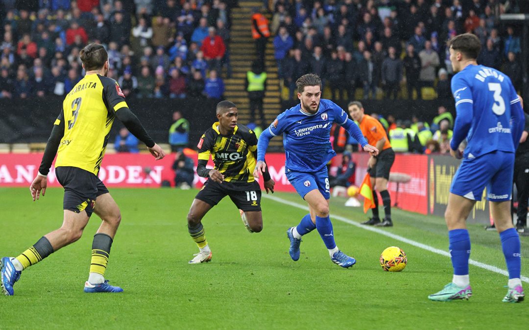 Spireites edged out at Watford