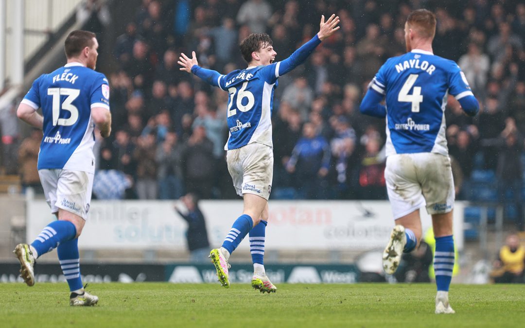Dramatic late leveller for Spireites
